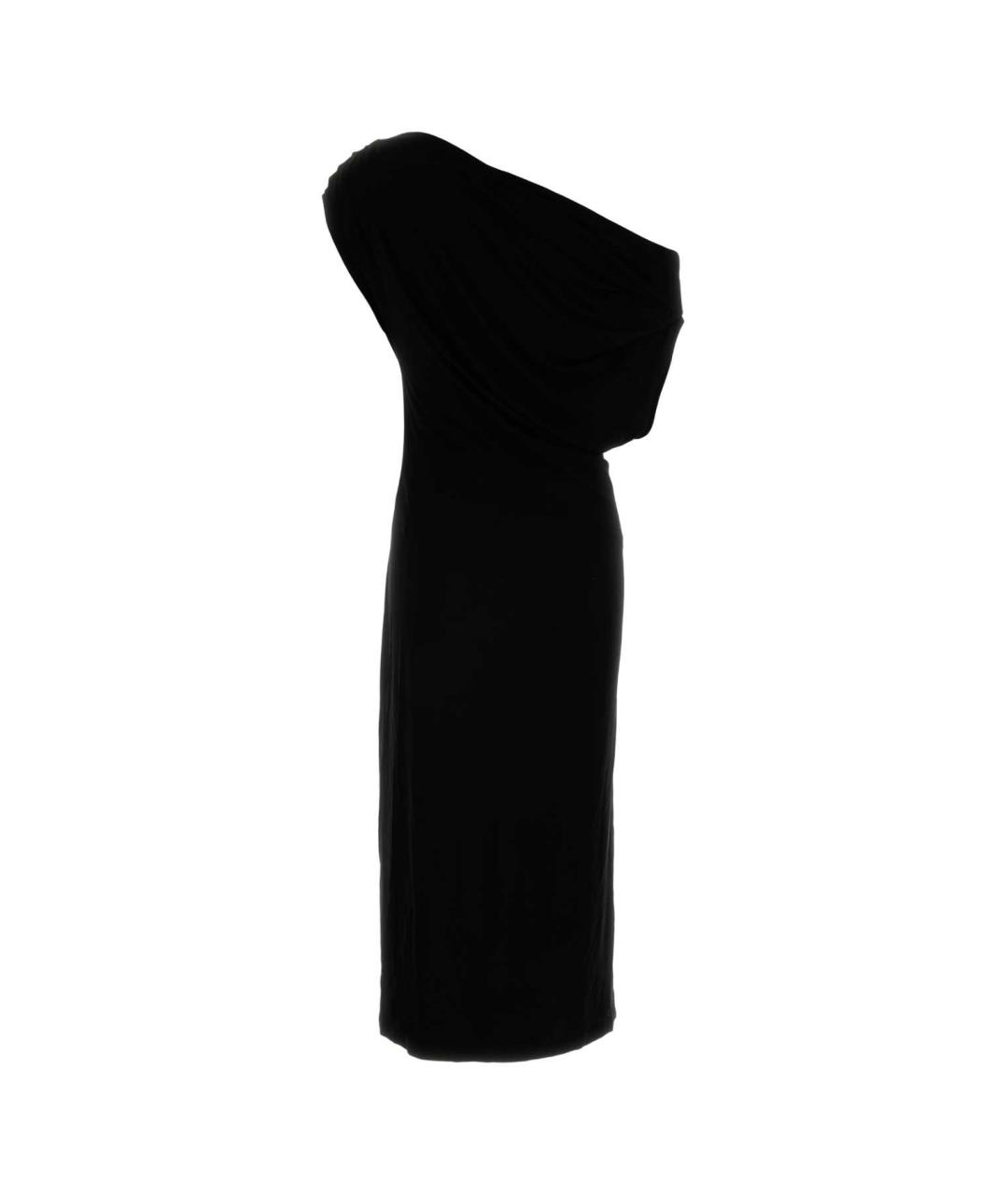 CO Черное вискозное повседневное платье, фото 2