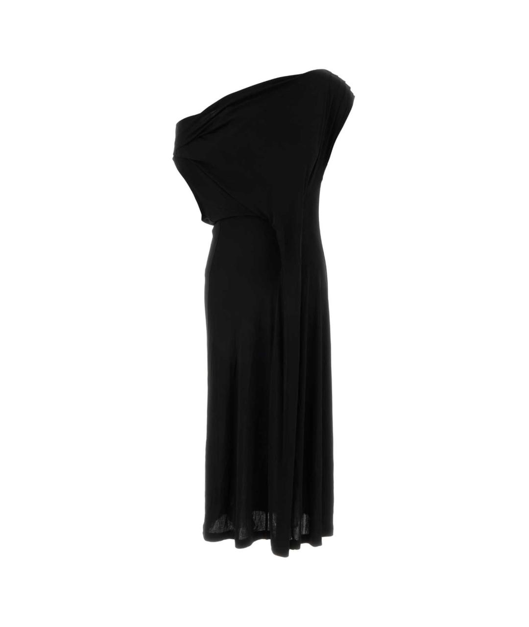 CO Черное вискозное повседневное платье, фото 1