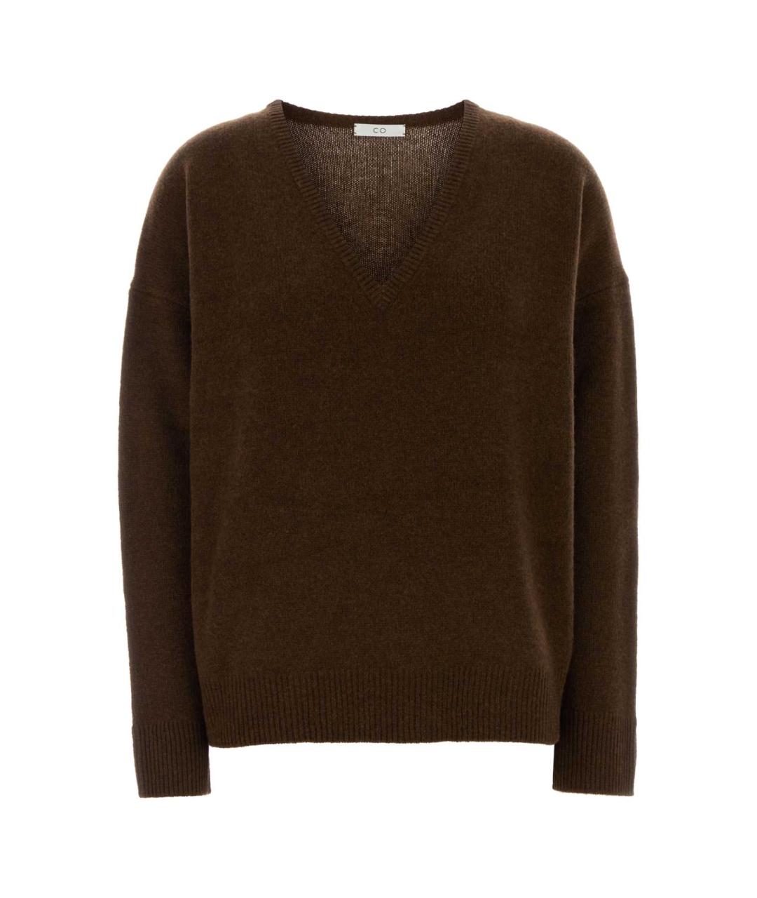 CO Коричневый кашемировый джемпер / свитер, фото 1