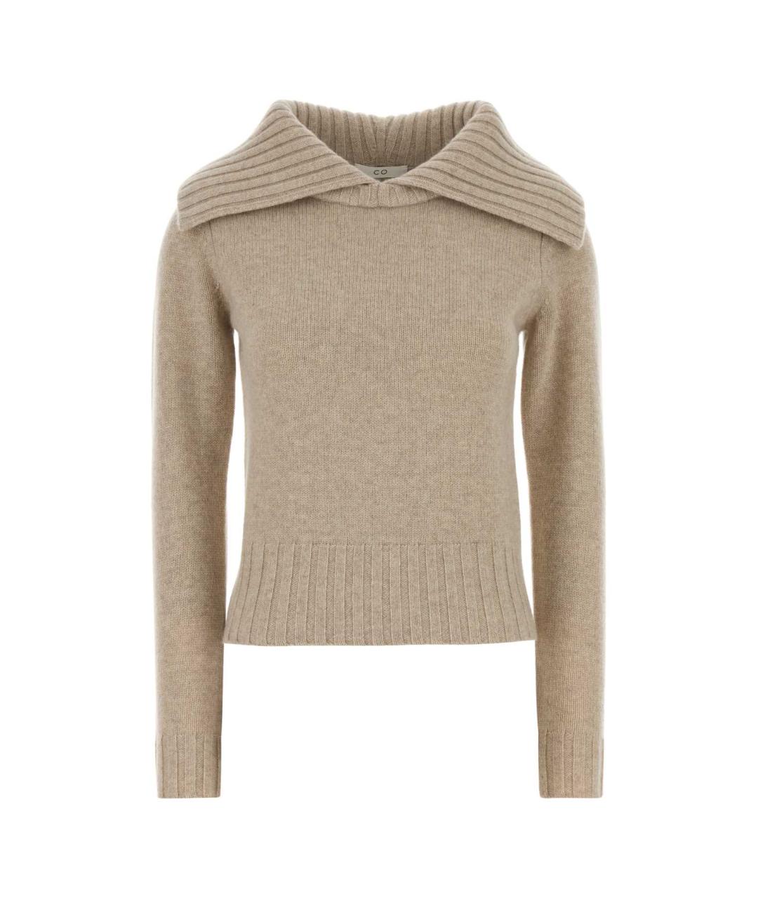 CO Бежевый кашемировый джемпер / свитер, фото 1