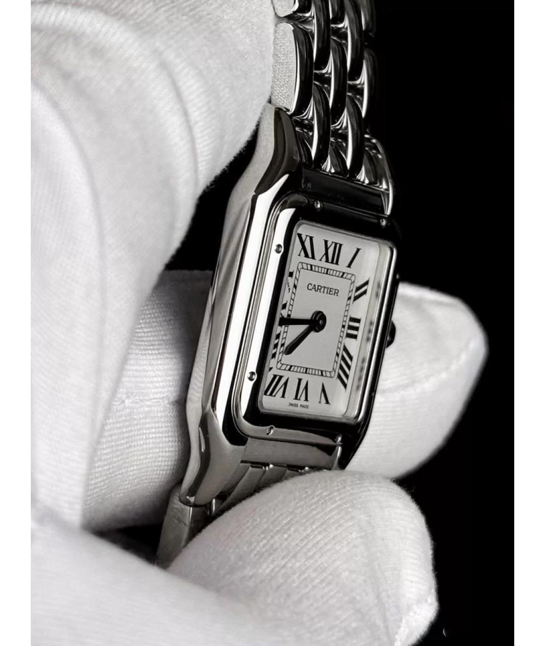 CARTIER Белые часы, фото 4