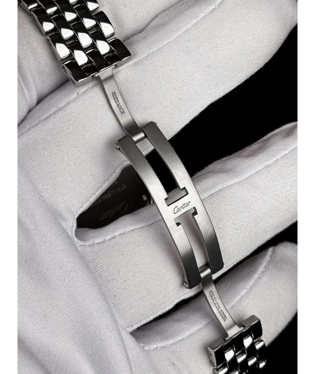 CARTIER Белые часы, фото 6