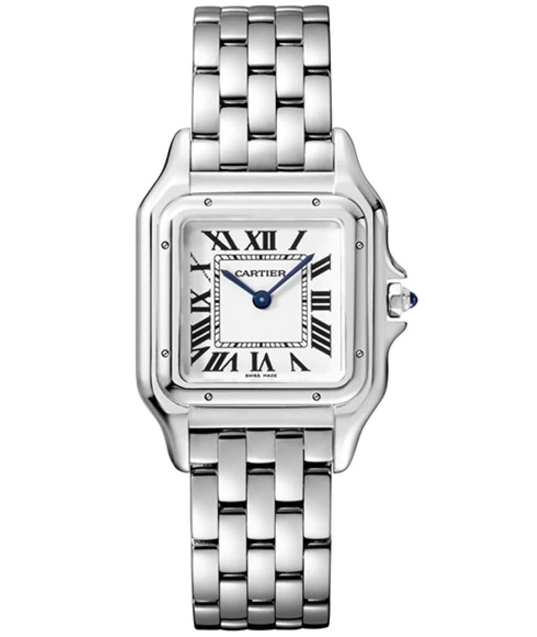CARTIER Белые часы, фото 7