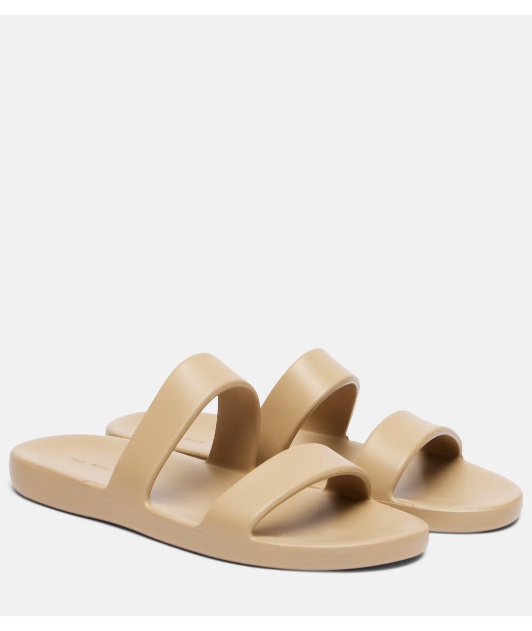 THE ROW Бежевые резиновые шлепанцы, фото 2