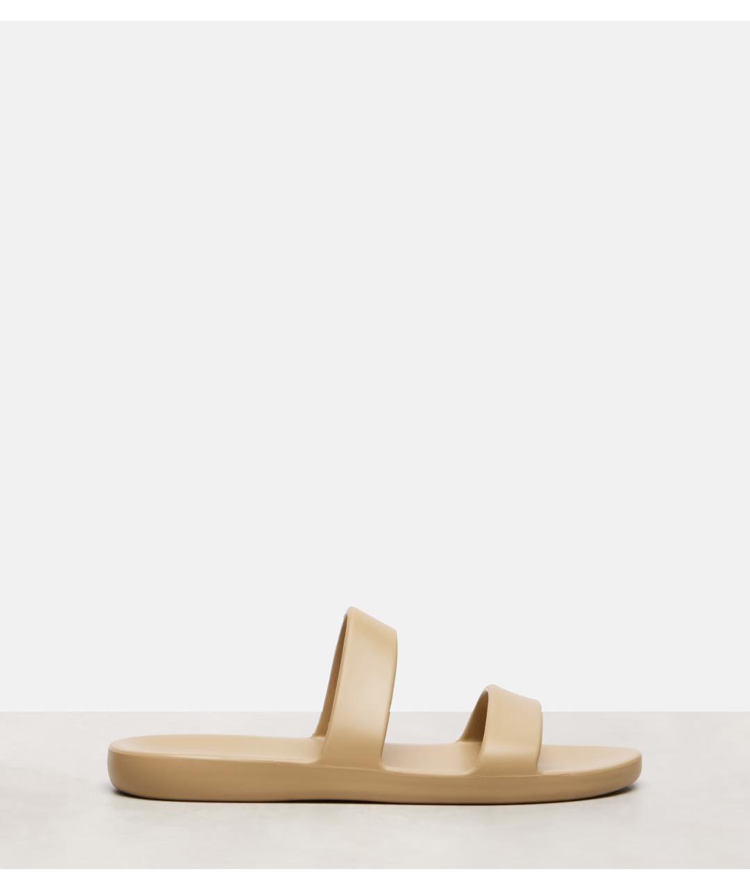 THE ROW Бежевые резиновые шлепанцы, фото 6