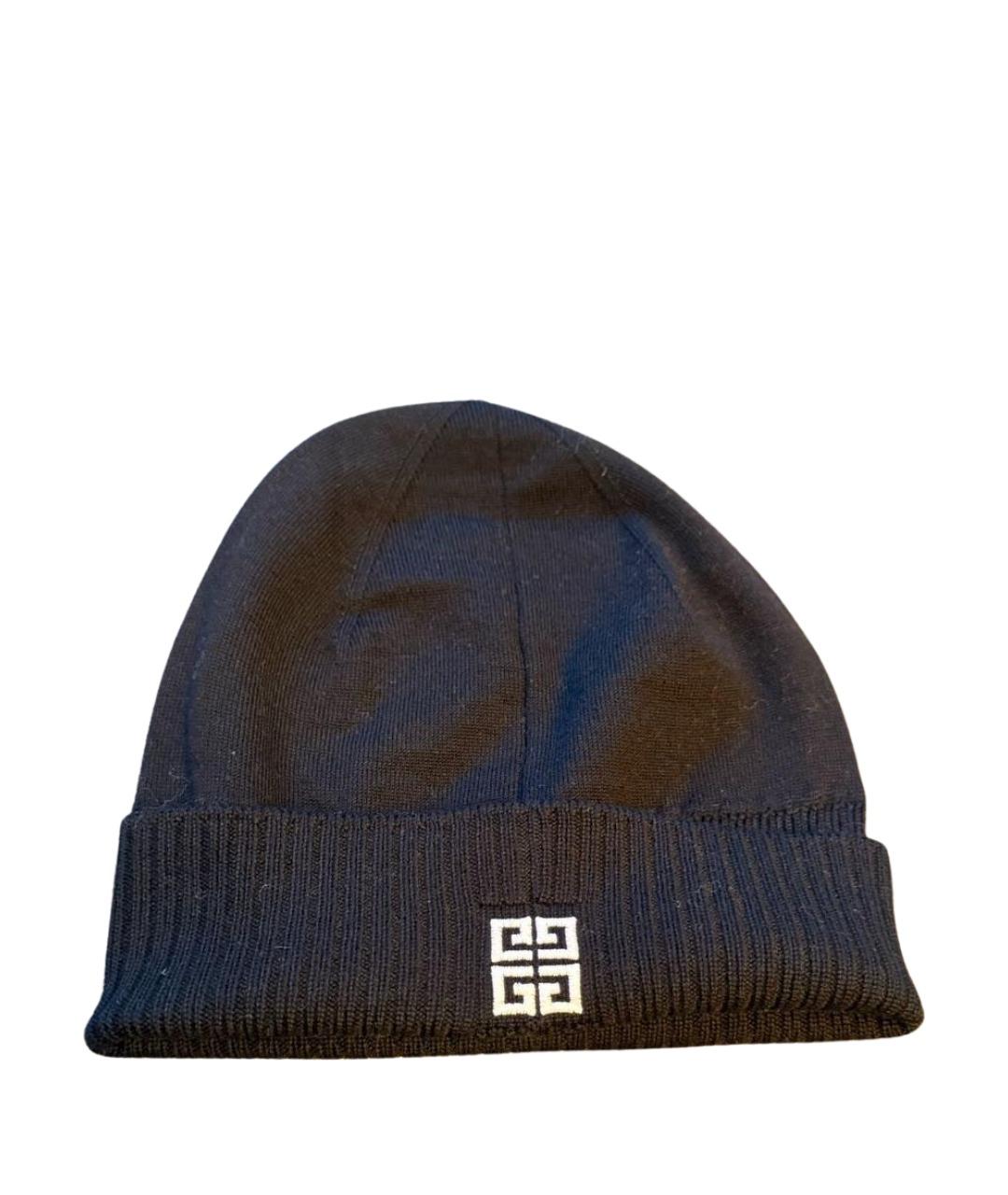 GIVENCHY Черная шерстяная шапка, фото 1