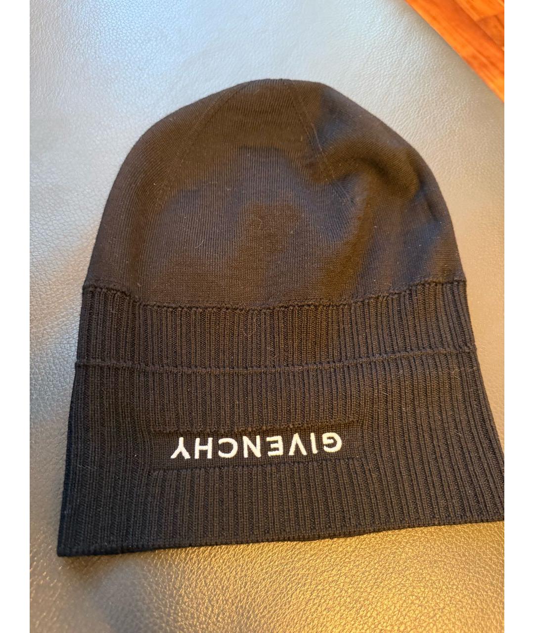 GIVENCHY Черная шерстяная шапка, фото 7