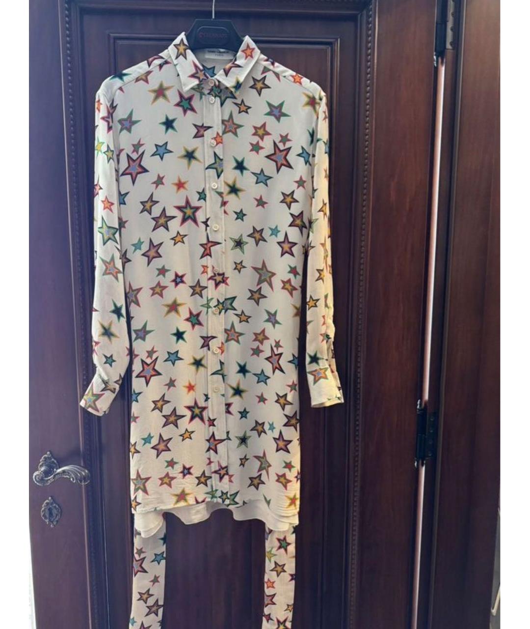 SAINT LAURENT Мульти вискозное повседневное платье, фото 5