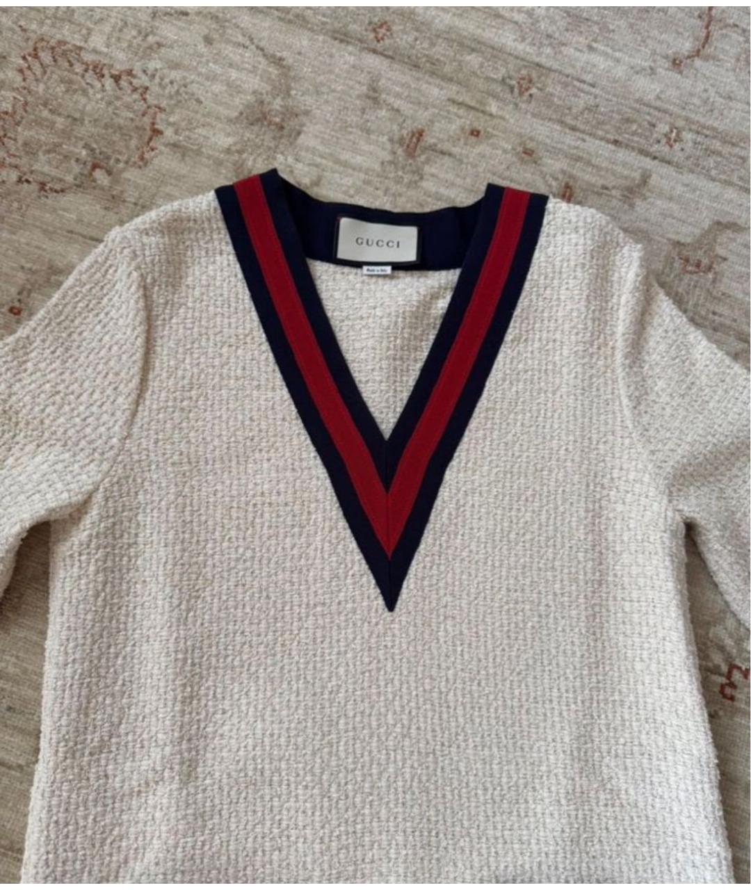 GUCCI Бежевая хлопковая жилетка, фото 3