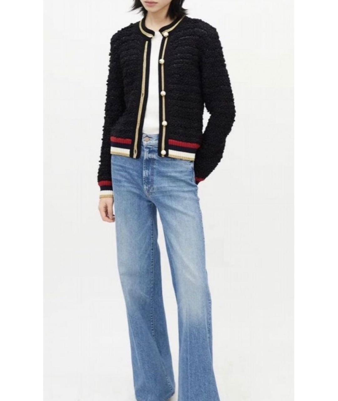 GUCCI Черный шерстяной кардиган, фото 6