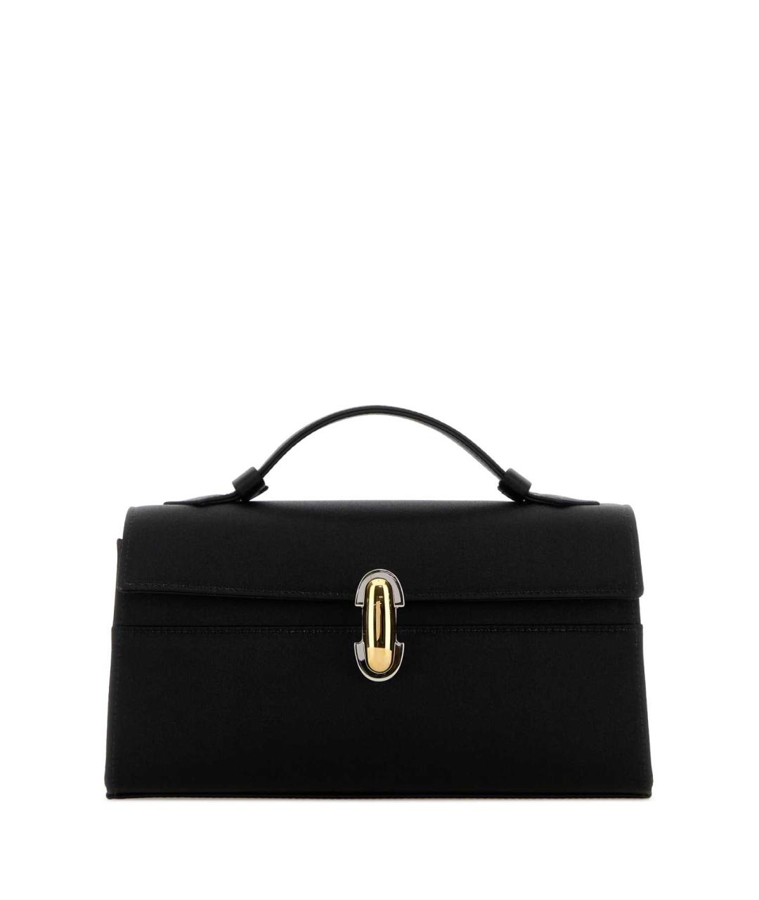 Savette Черная сумка с короткими ручками из экзотической кожи, фото 1