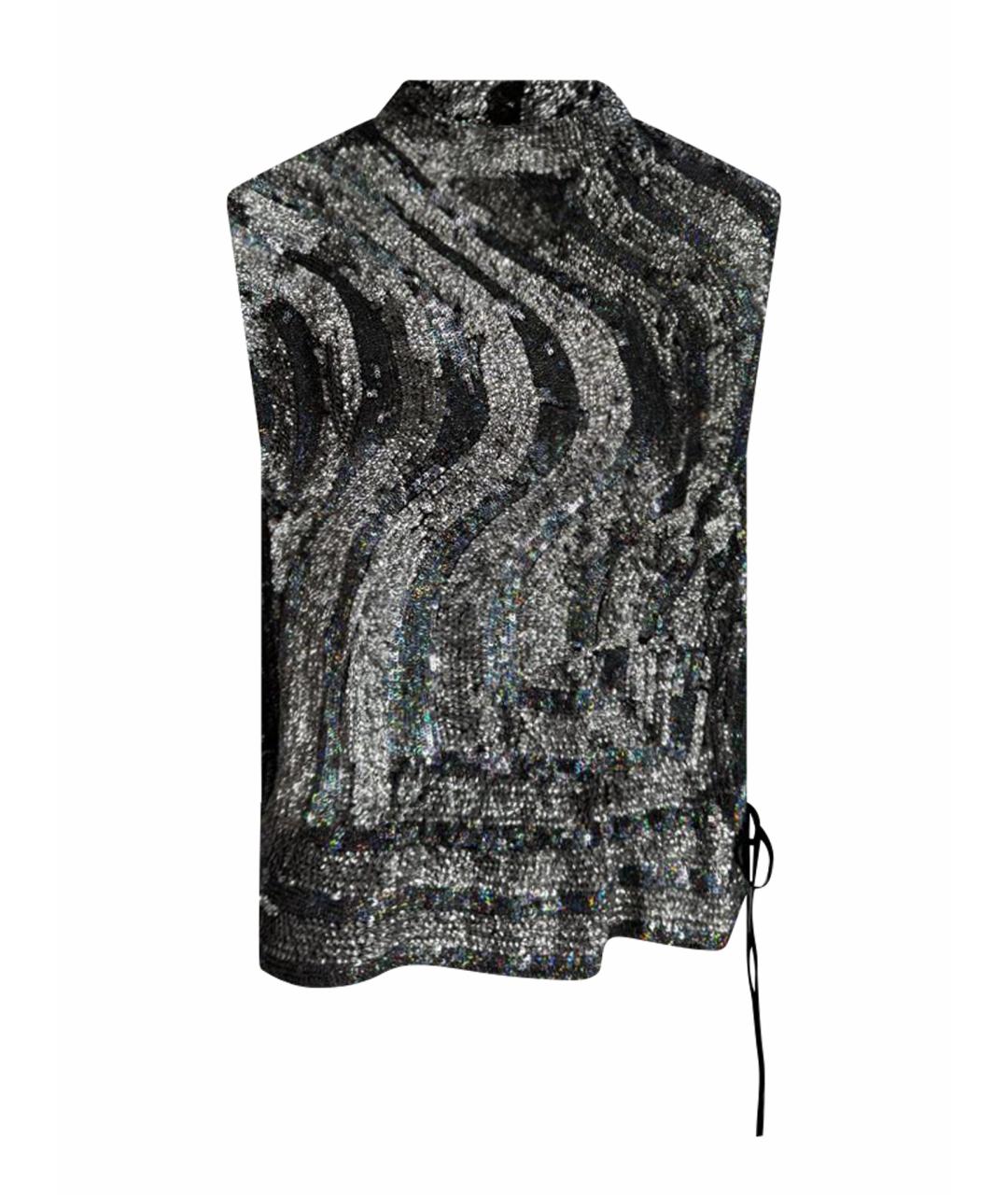 DRIES VAN NOTEN Мульти шелковый жилет, фото 1