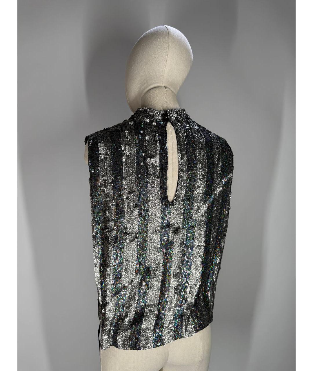 DRIES VAN NOTEN Мульти шелковый жилет, фото 4