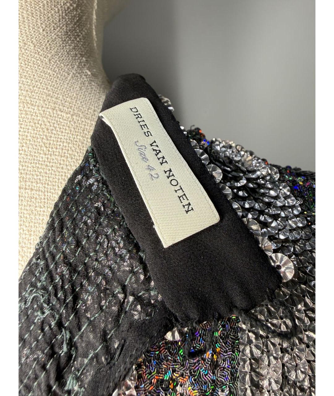 DRIES VAN NOTEN Мульти шелковый жилет, фото 8