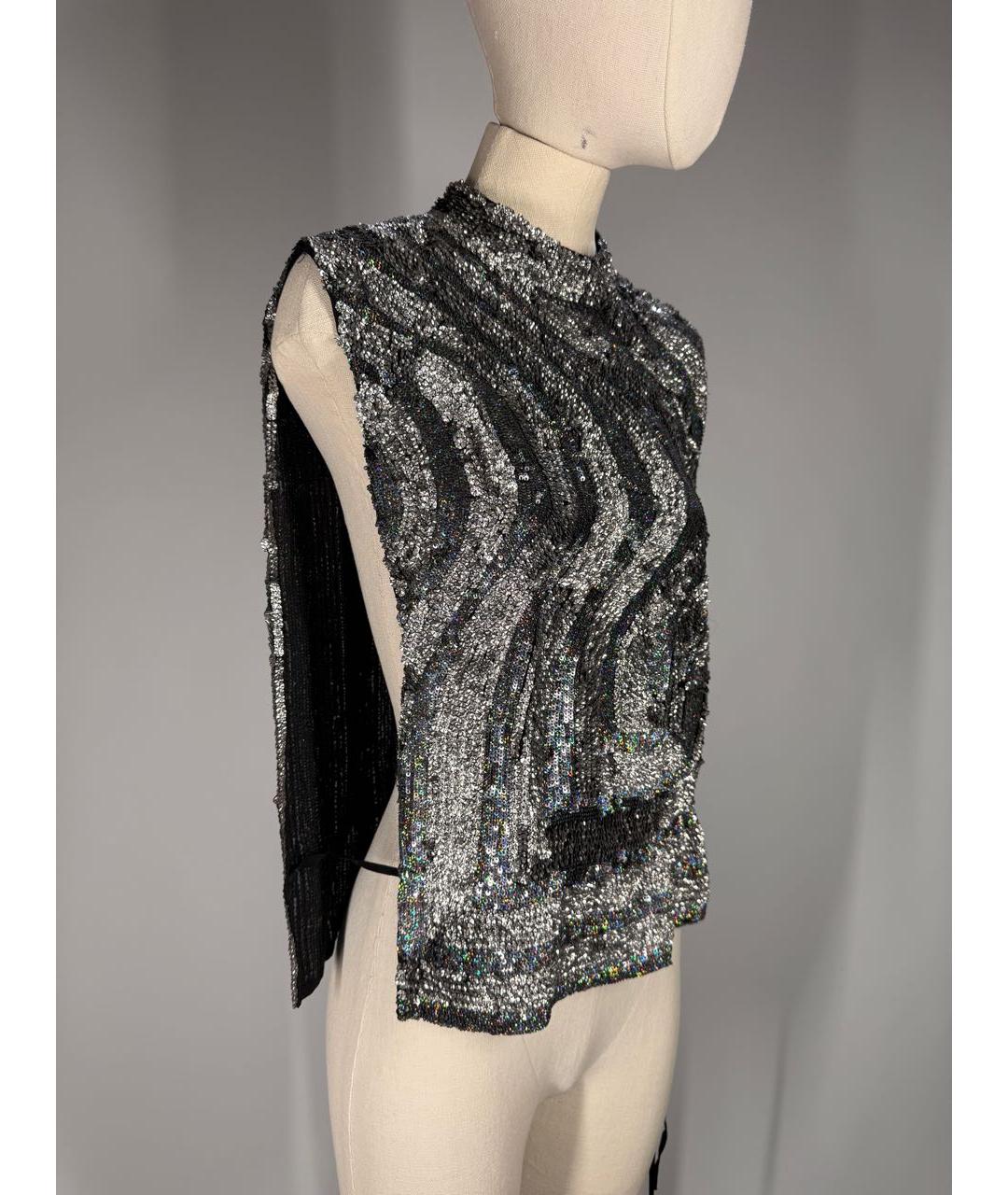 DRIES VAN NOTEN Мульти шелковый жилет, фото 5