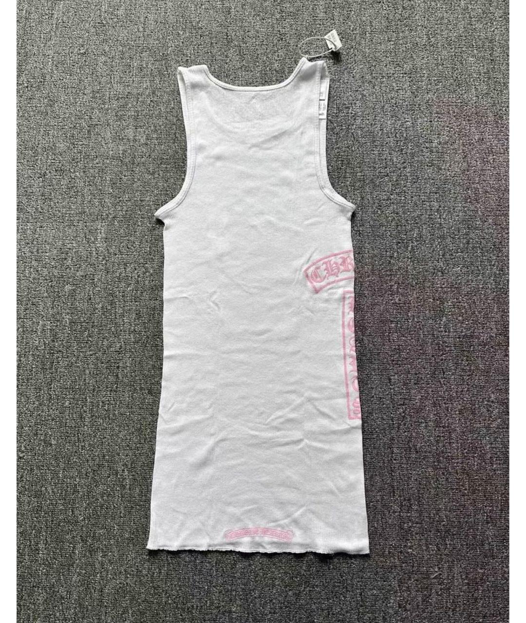 CHROME HEARTS Белая хлопковая майка, фото 2