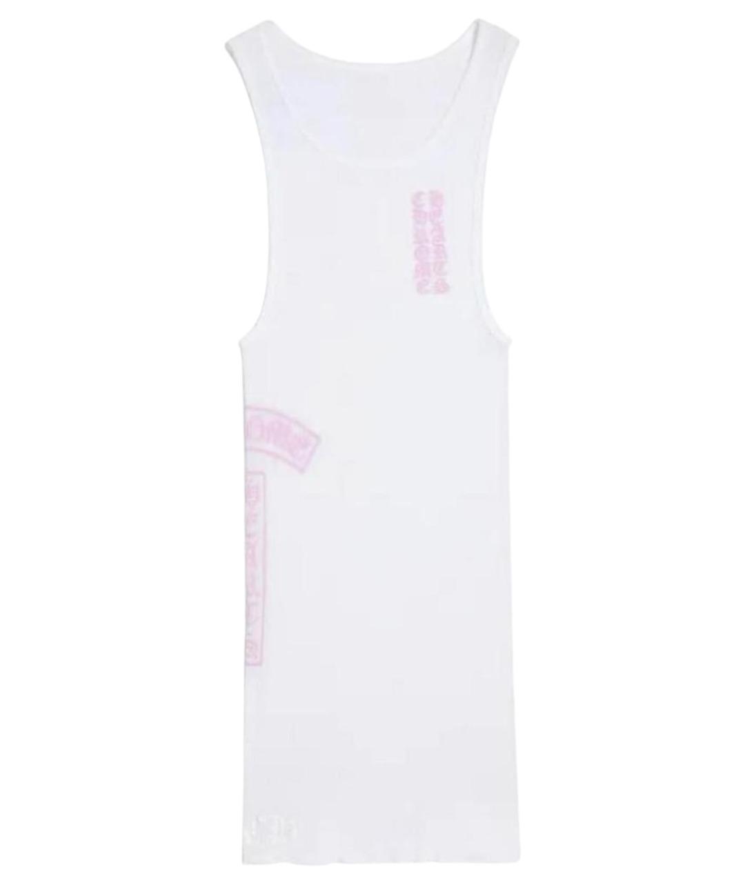 CHROME HEARTS Белая хлопковая майка, фото 1