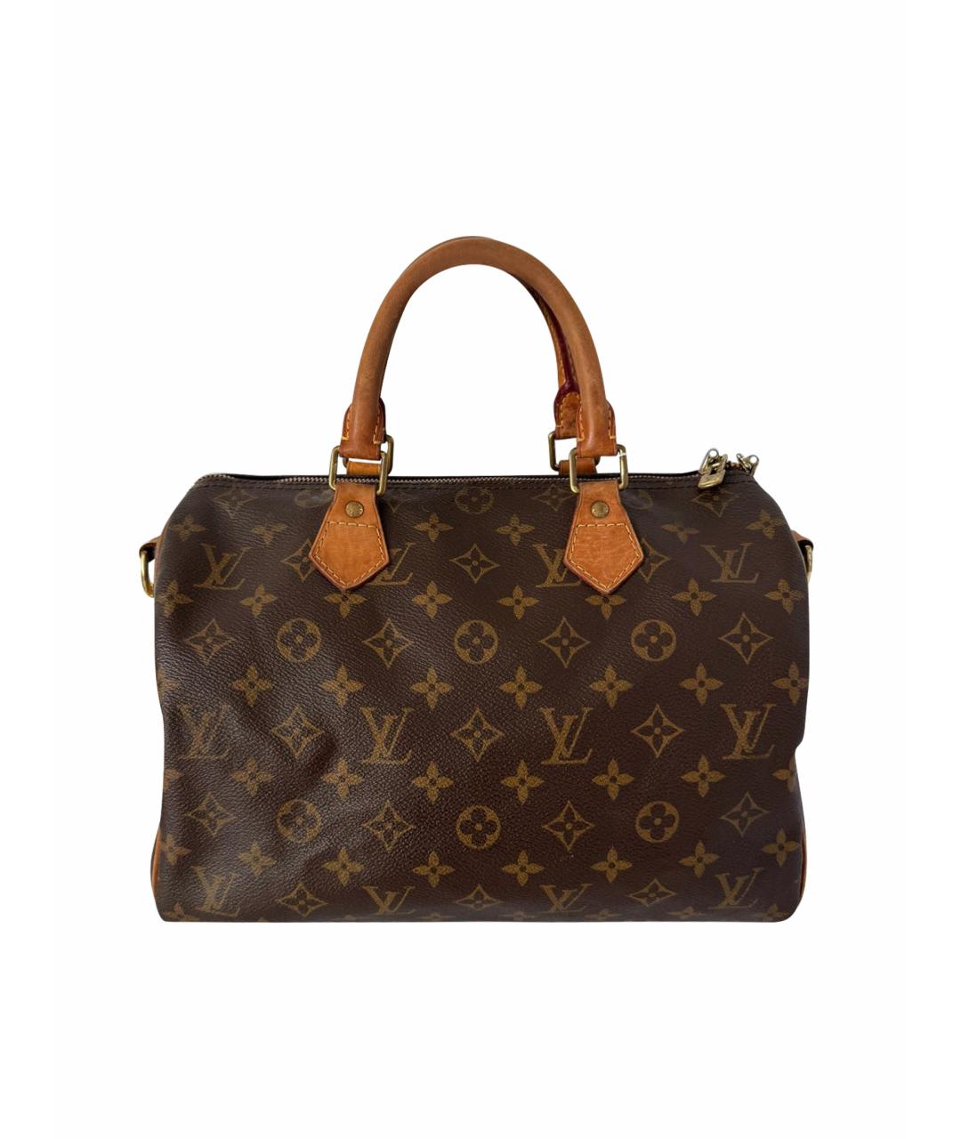 LOUIS VUITTON Коричневая сумка с короткими ручками, фото 1