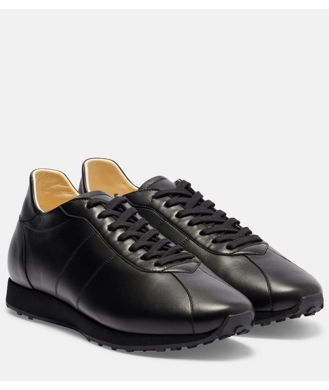 THE ROW Черные кожаные кроссовки, фото 2