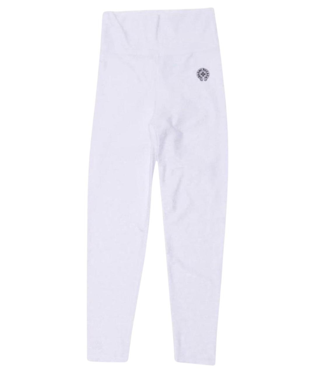 CHROME HEARTS Белые синтетические леггинсы и велосипедки, фото 1