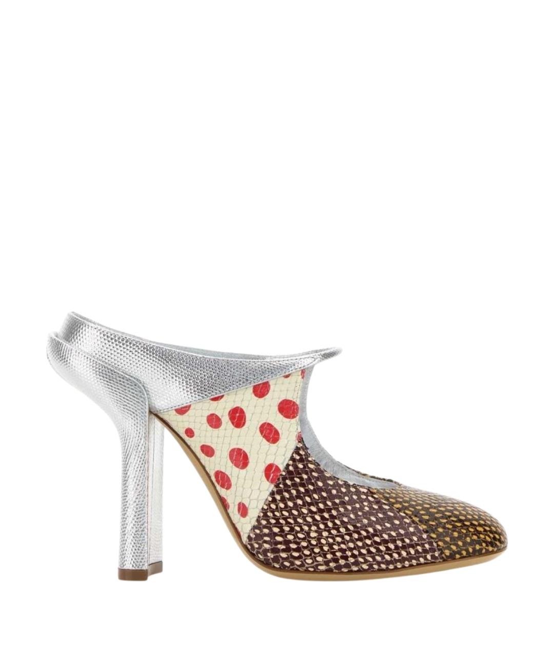 DRIES VAN NOTEN Мульти кожаные мюли, фото 1