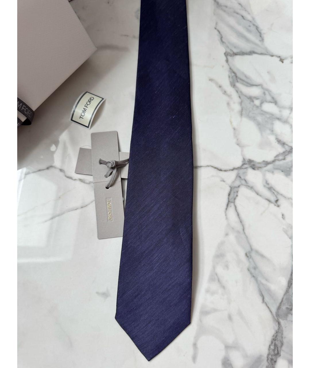 TOM FORD Фиолетовый шелковый галстук, фото 8