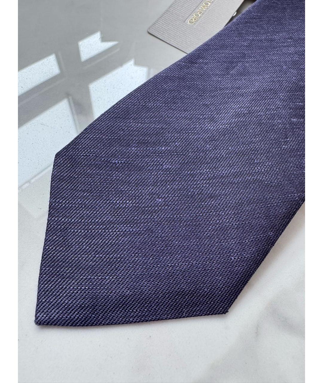 TOM FORD Фиолетовый шелковый галстук, фото 4