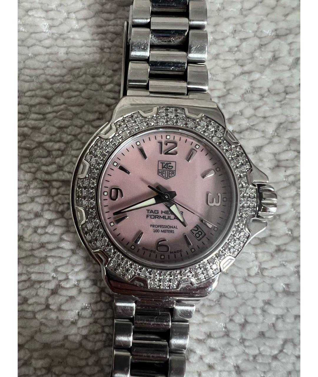 TAG HEUER Серебряные часы, фото 3