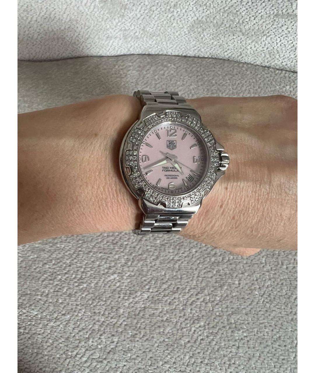 TAG HEUER Серебряные часы, фото 6