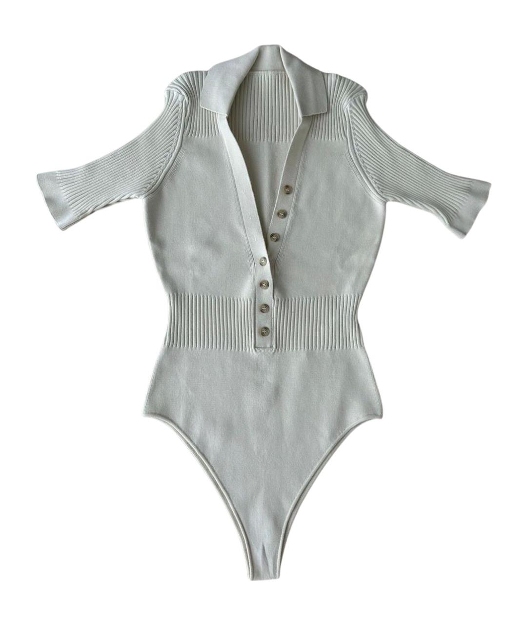 JACQUEMUS Бежевая вискозная футболка, фото 1