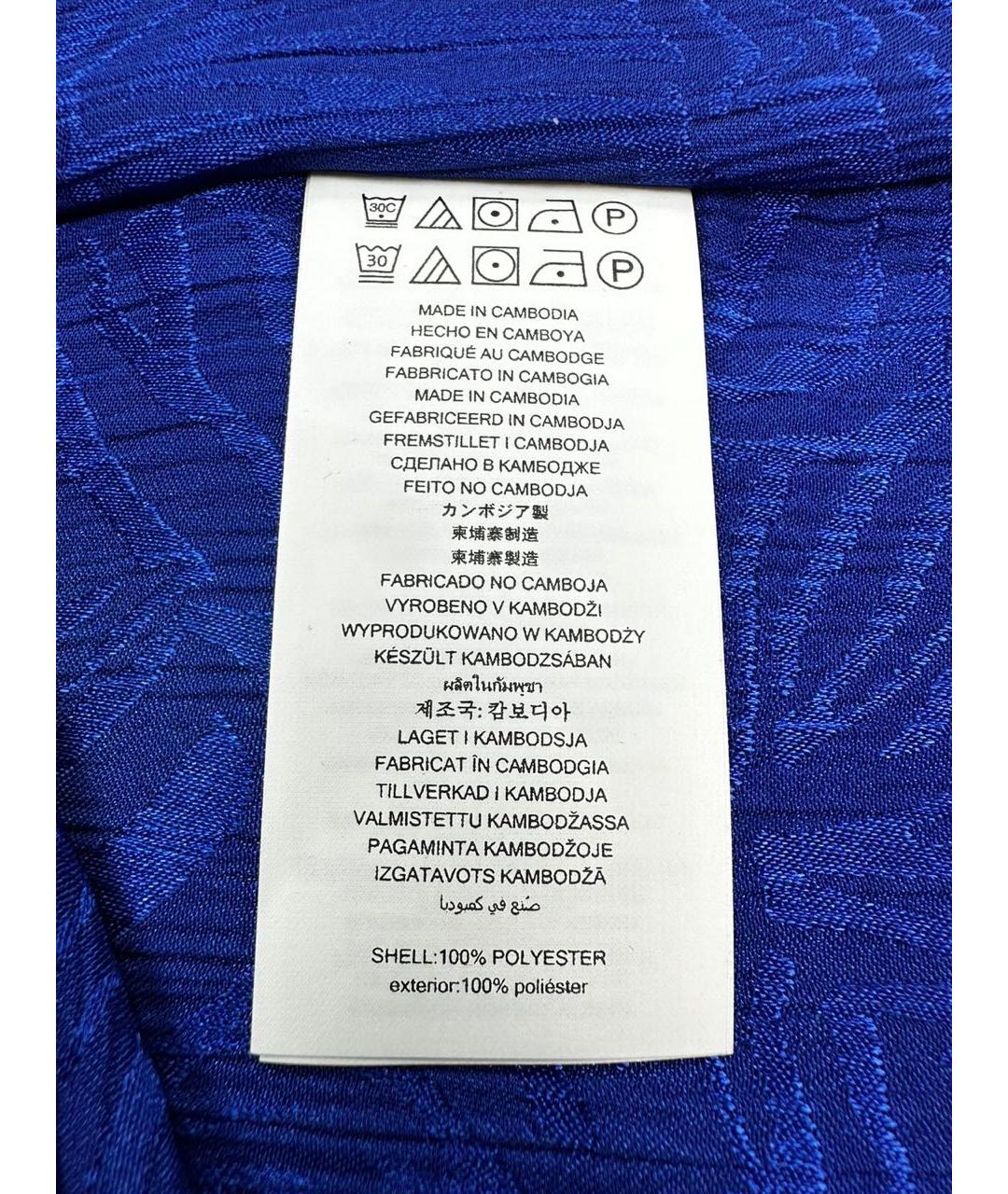 MICHAEL MICHAEL KORS Синяя полиэстеровая блузы, фото 6