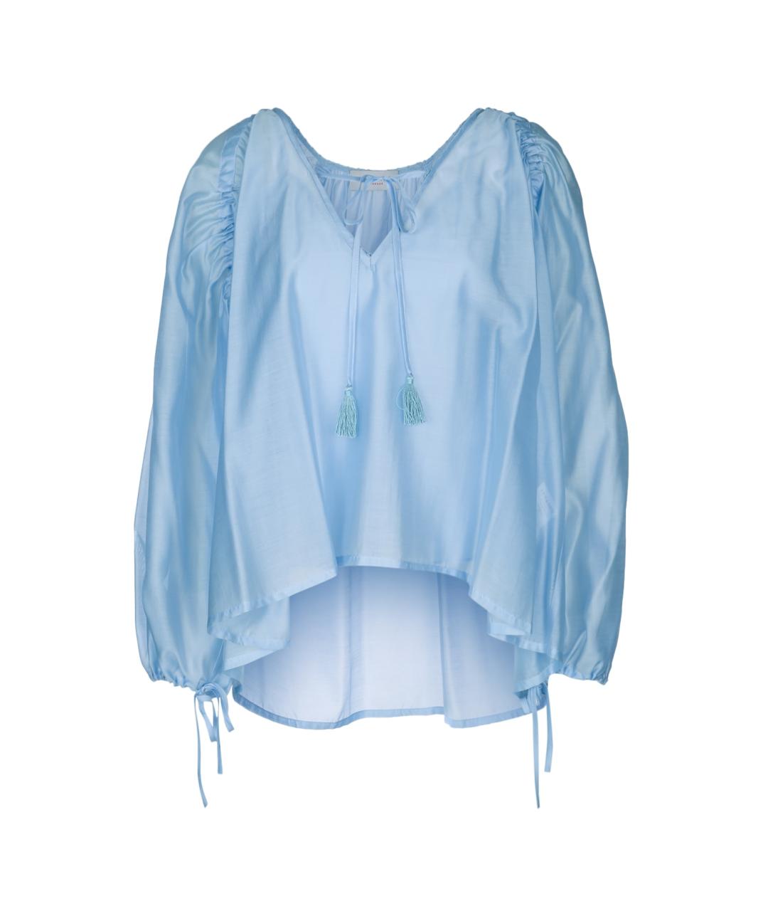 ERMANNO FIRENZE Голубая блузы, фото 1
