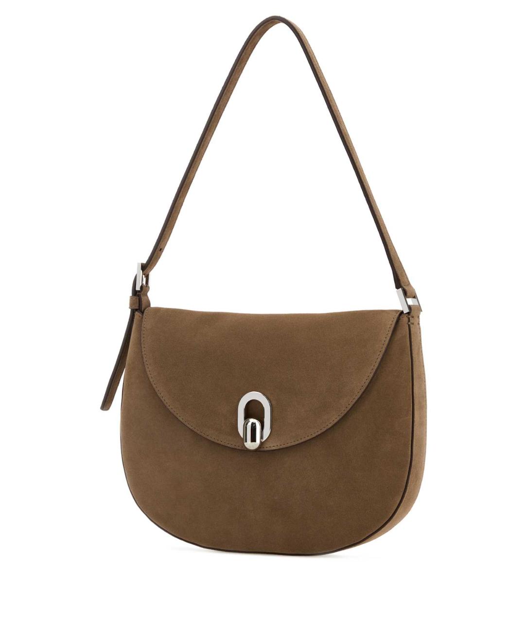 Savette Бежевая кожаная сумка с короткими ручками, фото 2