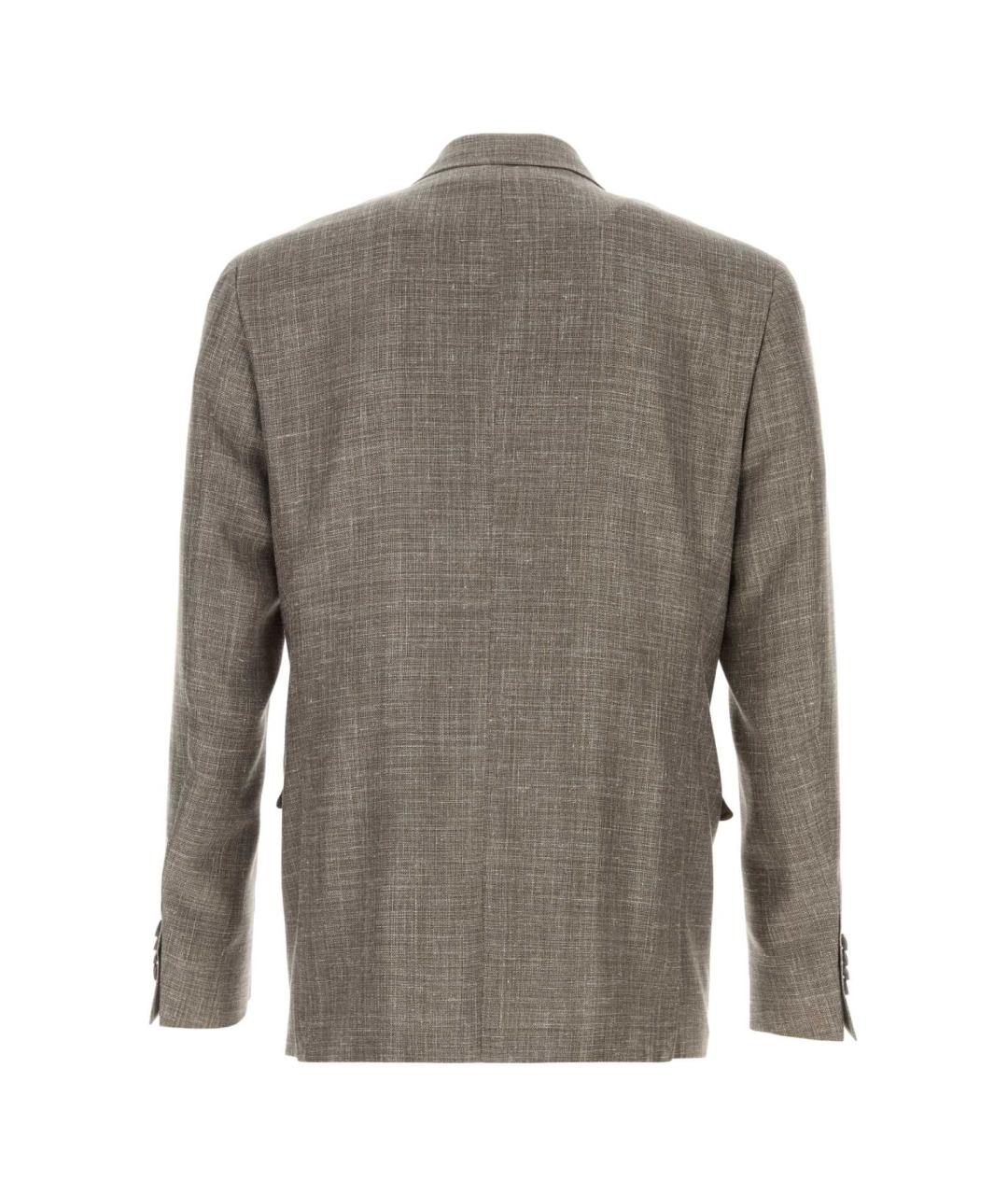 CANALI Серый шерстяной пиджак, фото 2