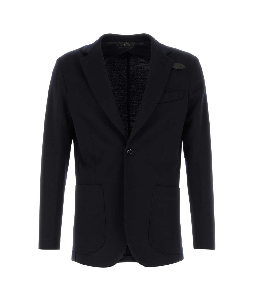 BRIONI Синий шерстяной пиджак, фото 1