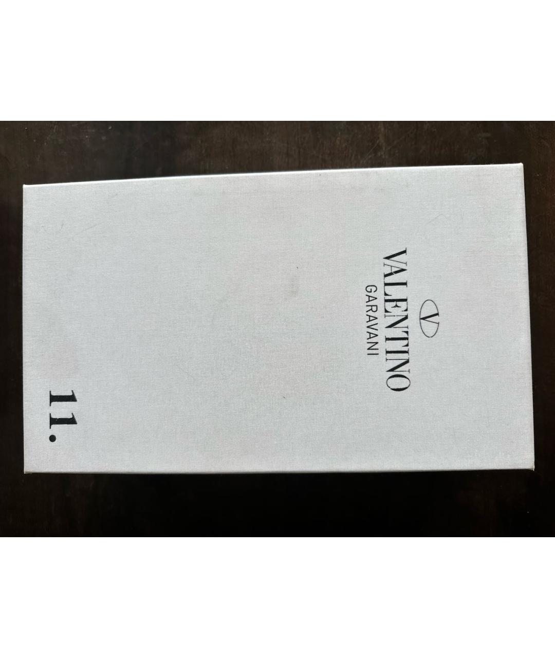 VALENTINO Белые кожаные низкие кроссовки / кеды, фото 8
