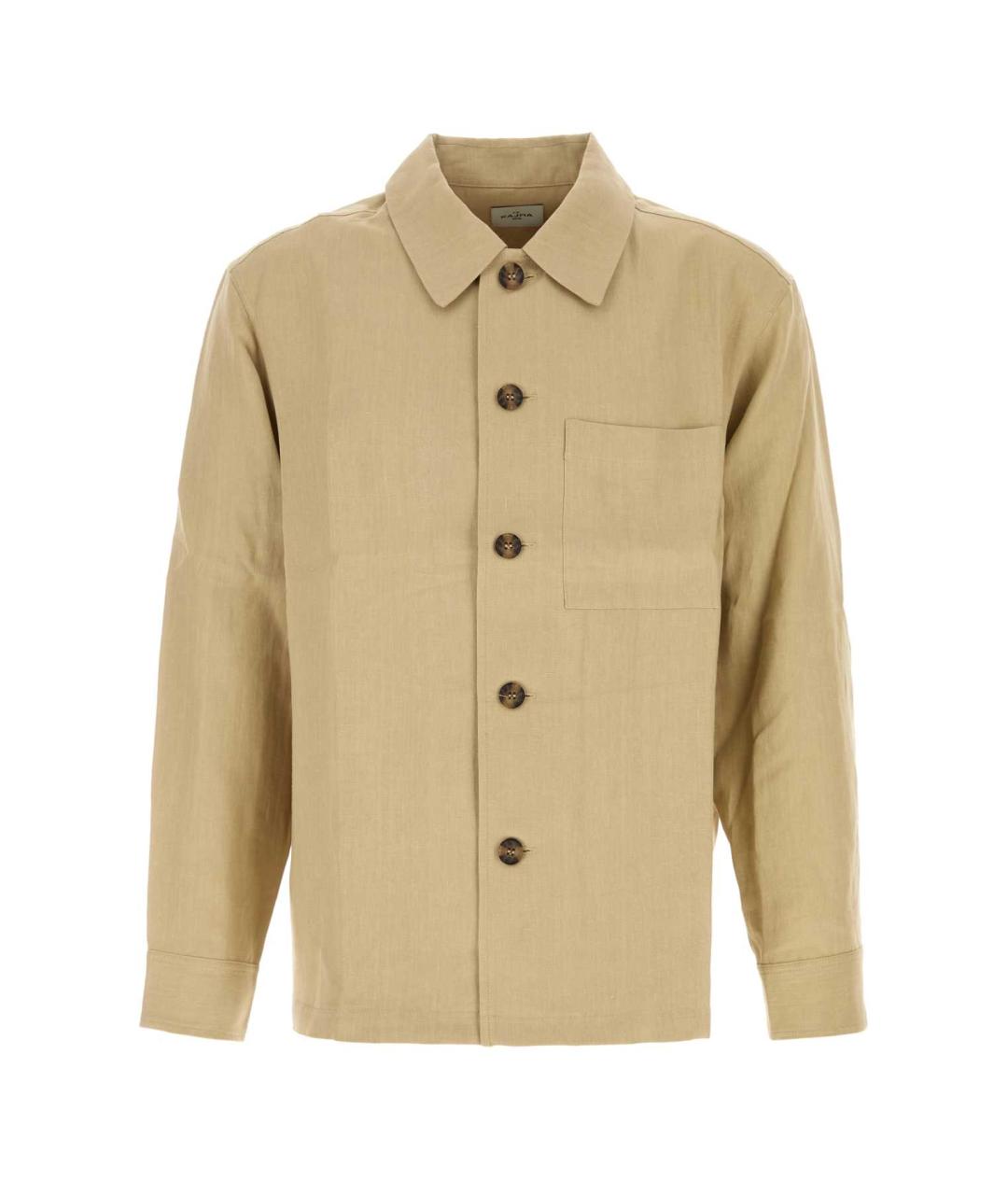 LE KASHA Бежевая льняная куртка, фото 1
