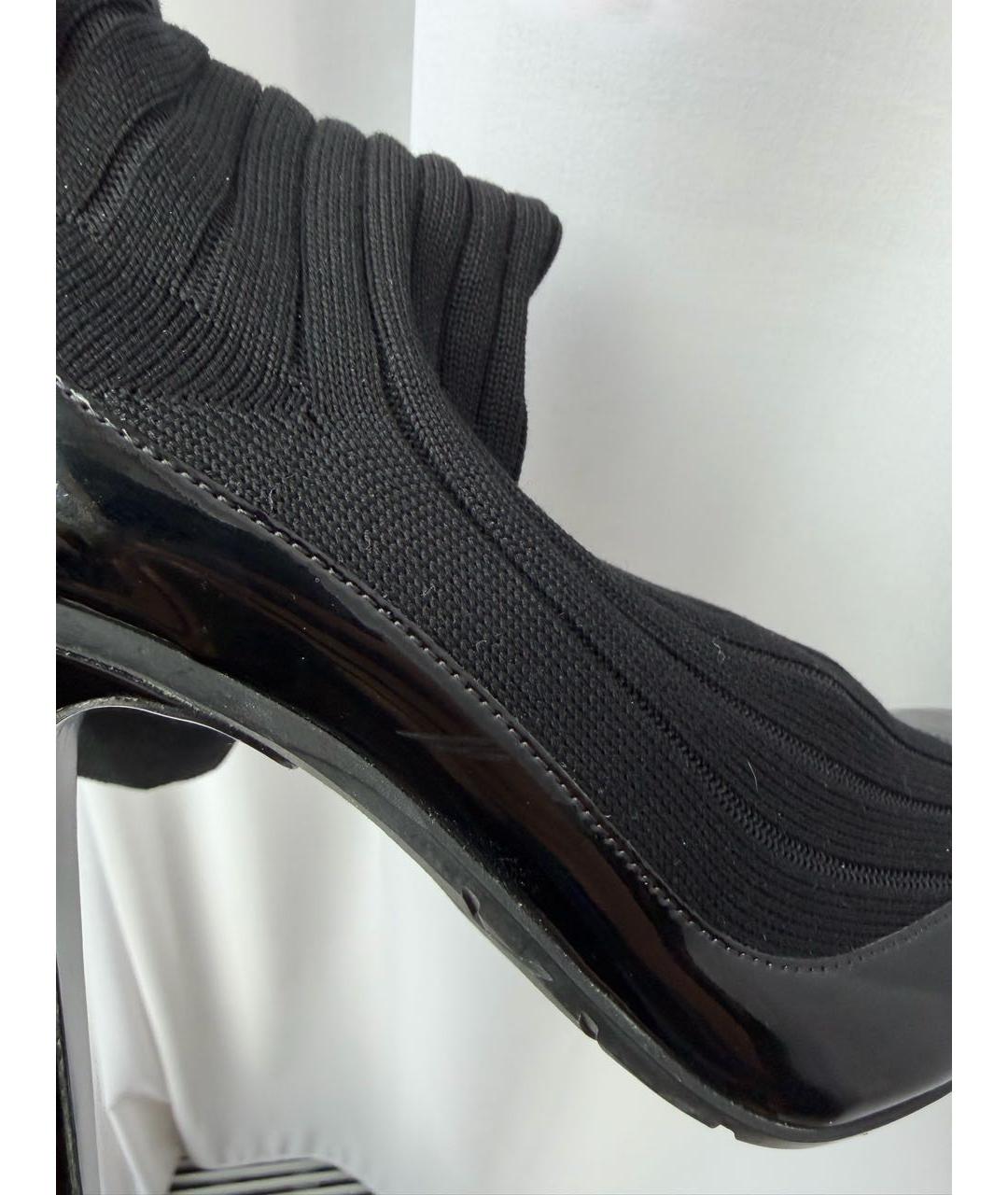 CHANEL Черные сапоги из лакированной кожи, фото 6