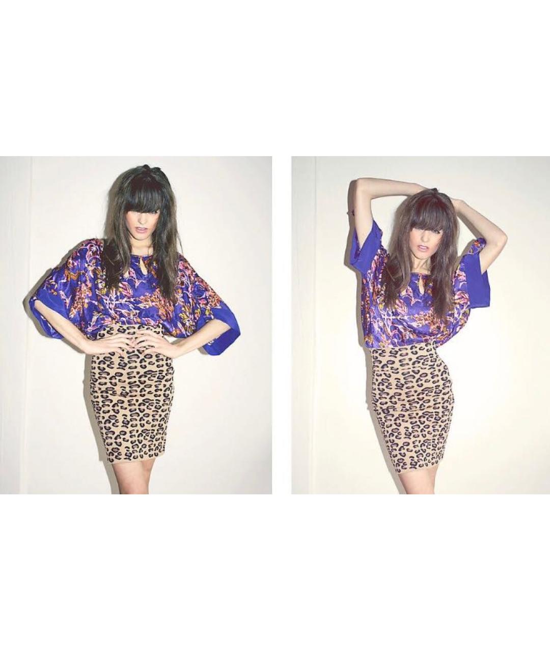 BCBG MAXAZRIA Мульти юбка мини, фото 7