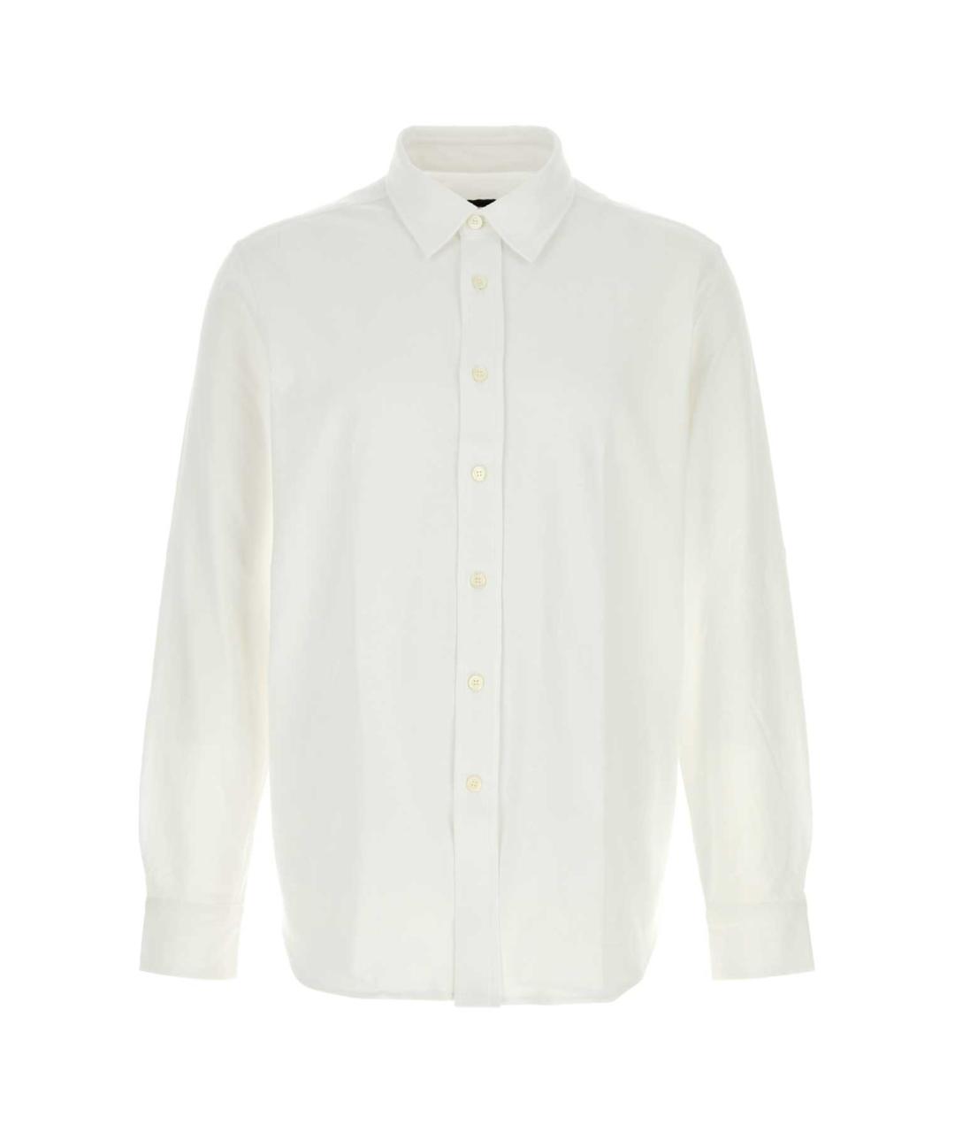 BRIONI Белая хлопковая кэжуал рубашка, фото 1