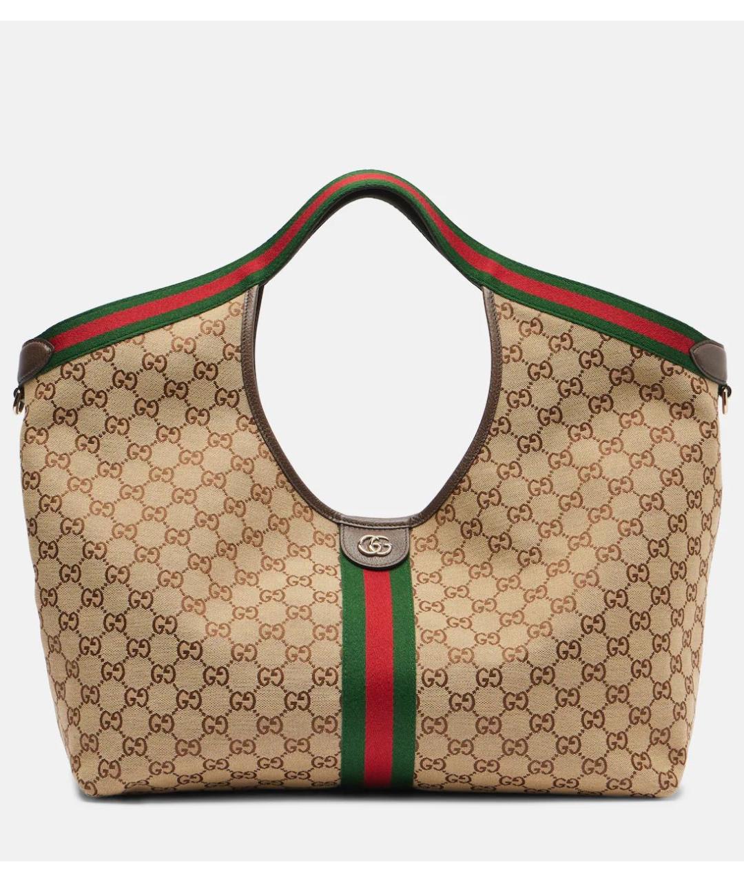 GUCCI Бежевая сумка тоут, фото 7