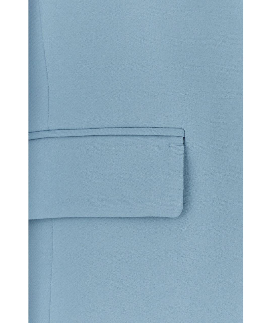 ERMANNO SCERVINO Голубой вискозный жакет/пиджак, фото 3