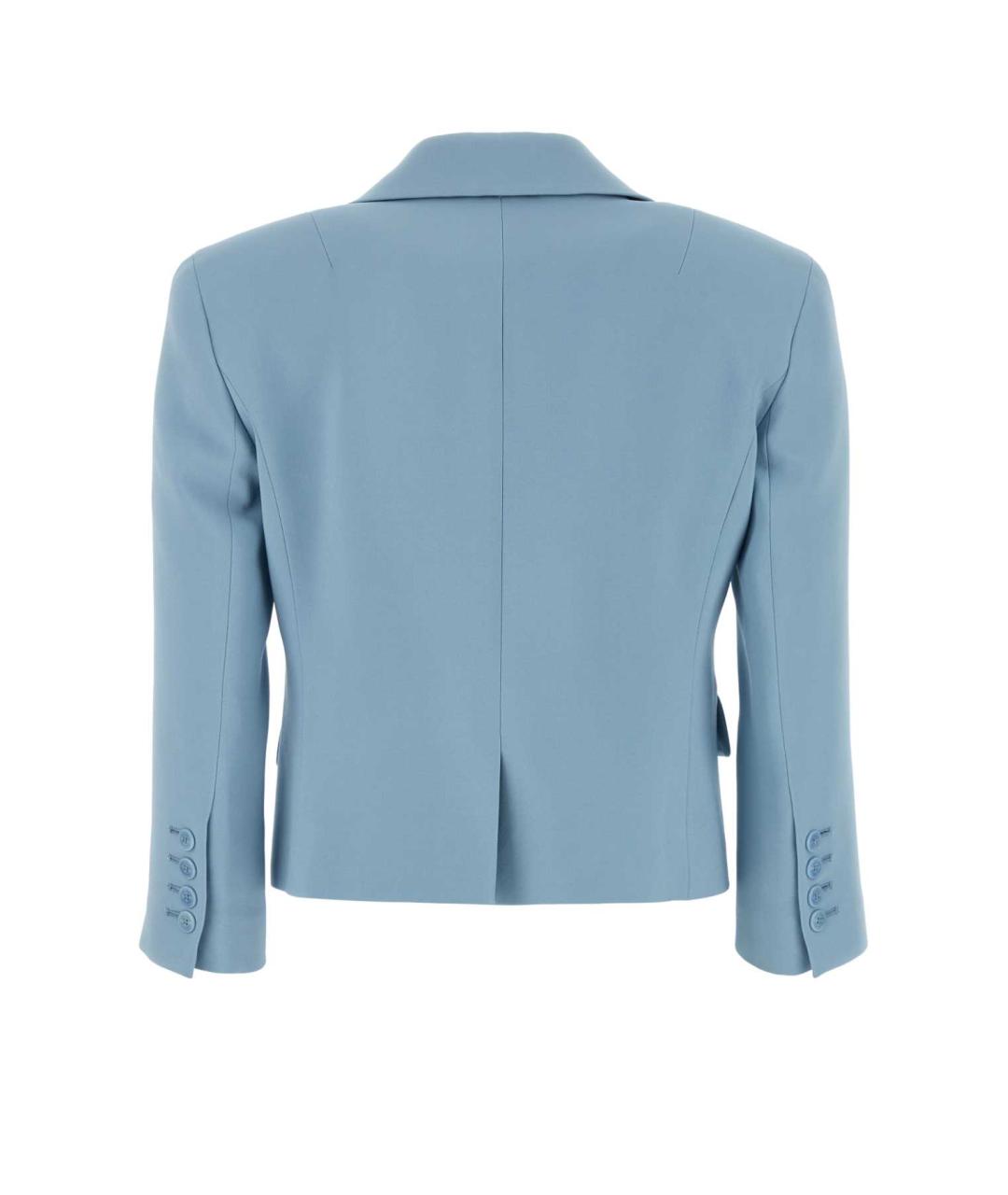ERMANNO SCERVINO Голубой вискозный жакет/пиджак, фото 2