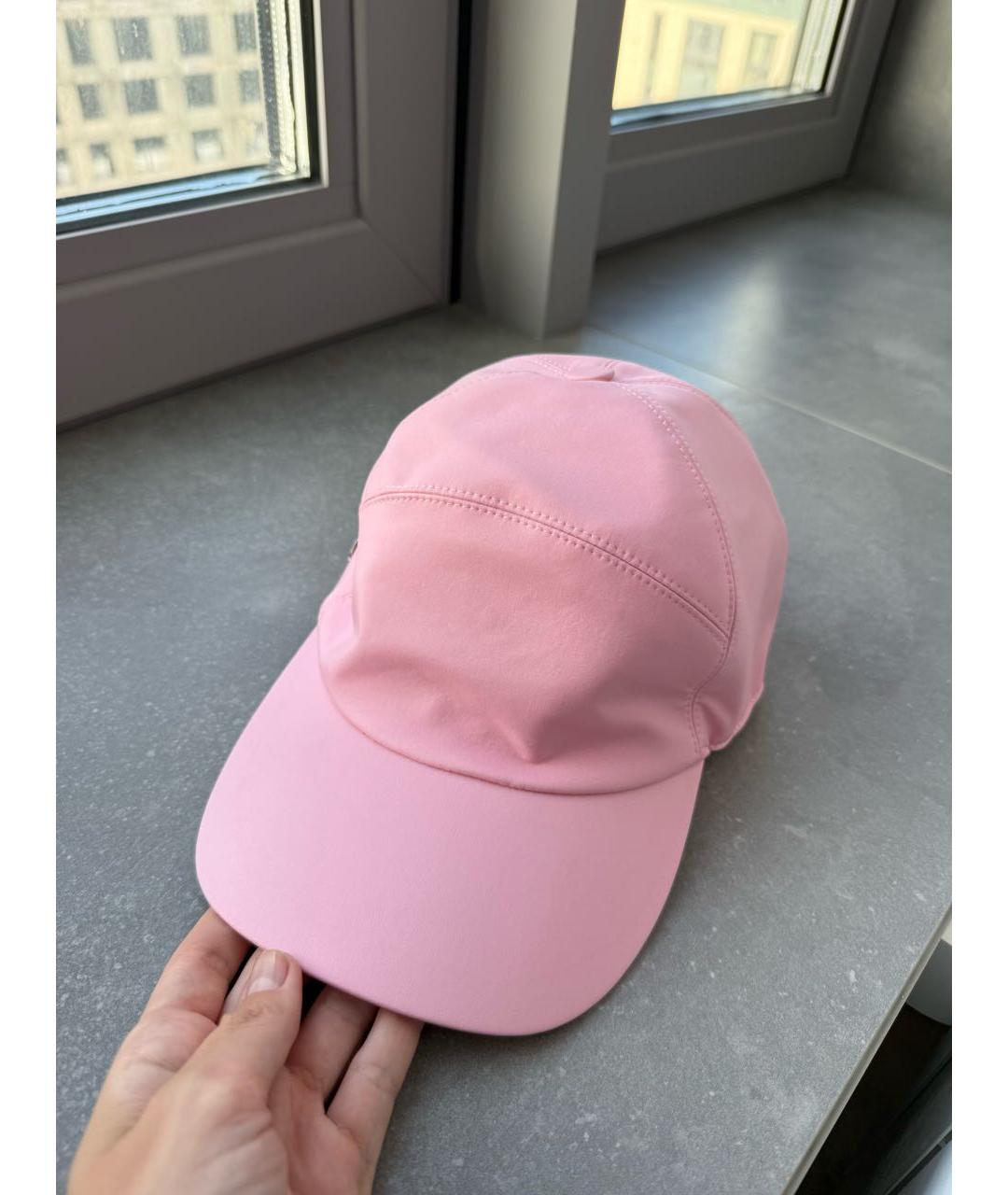 LORO PIANA Розовая кепка, фото 2