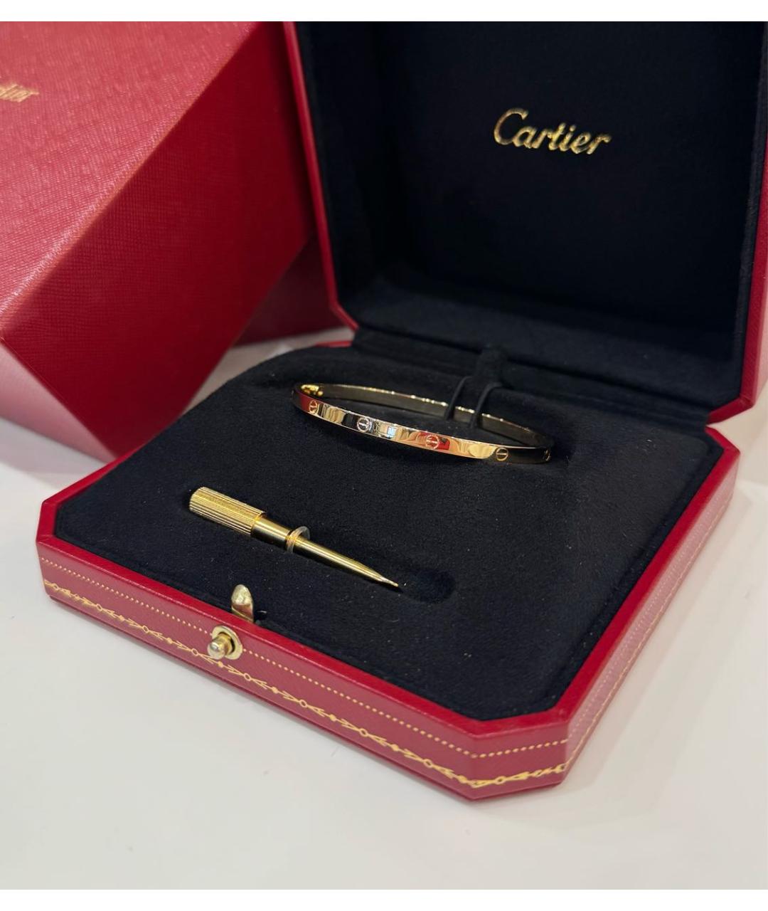 CARTIER Золотой браслет из желтого золота, фото 2