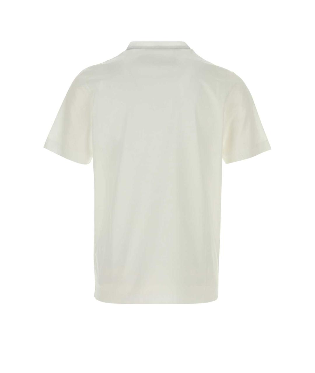 CANALI Белая хлопковая футболка, фото 2