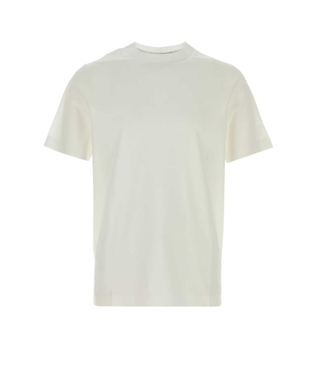 CANALI Белая хлопковая футболка, фото 1