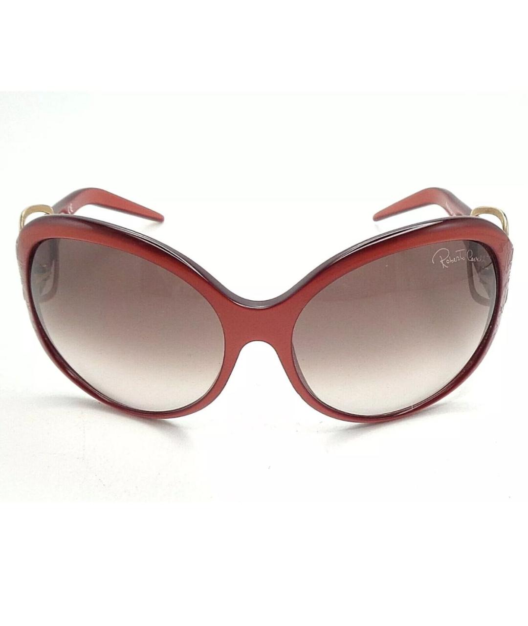 ROBERTO CAVALLI Коралловые пластиковые солнцезащитные очки, фото 2