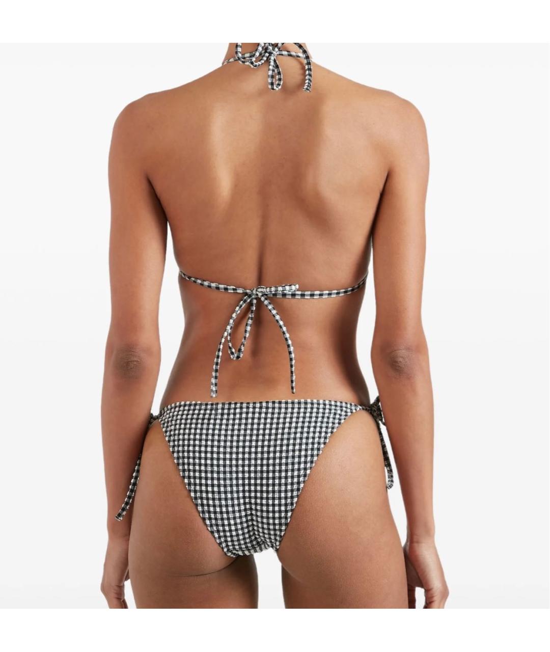 HUNZA G Серый полиамидовый купальник, фото 3