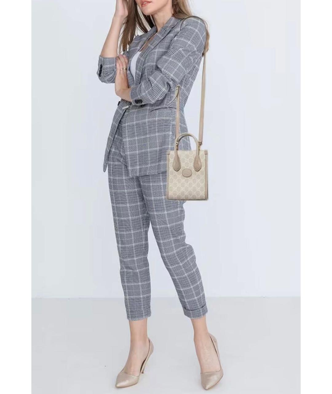 GUCCI Бежевая кожаная сумка с короткими ручками, фото 7